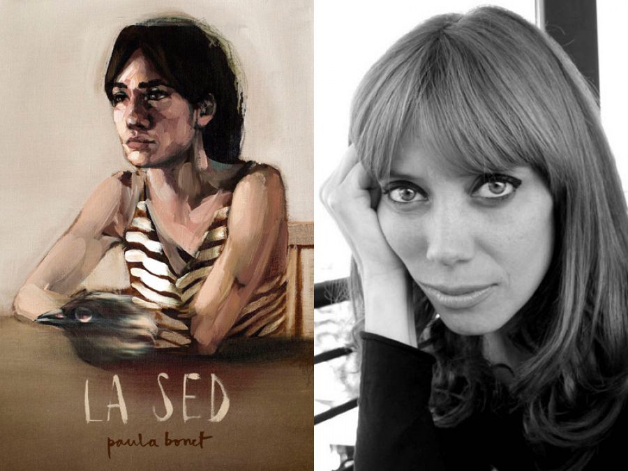 Portada de 'La sed' y Paula Bonet retratada por Guillermo Marorell