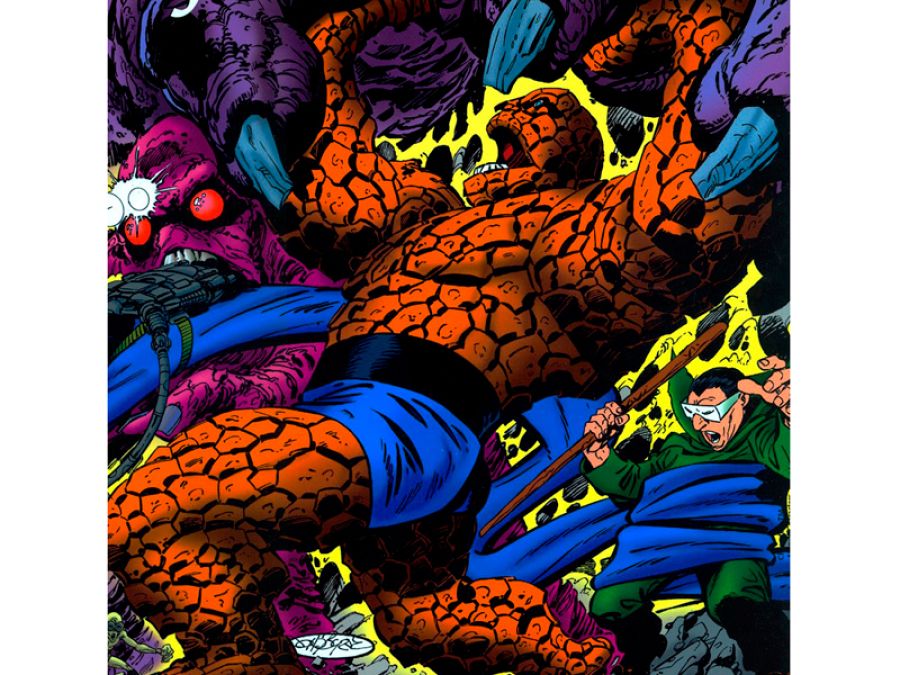 Ilustración de La Cosa, de John Byrne