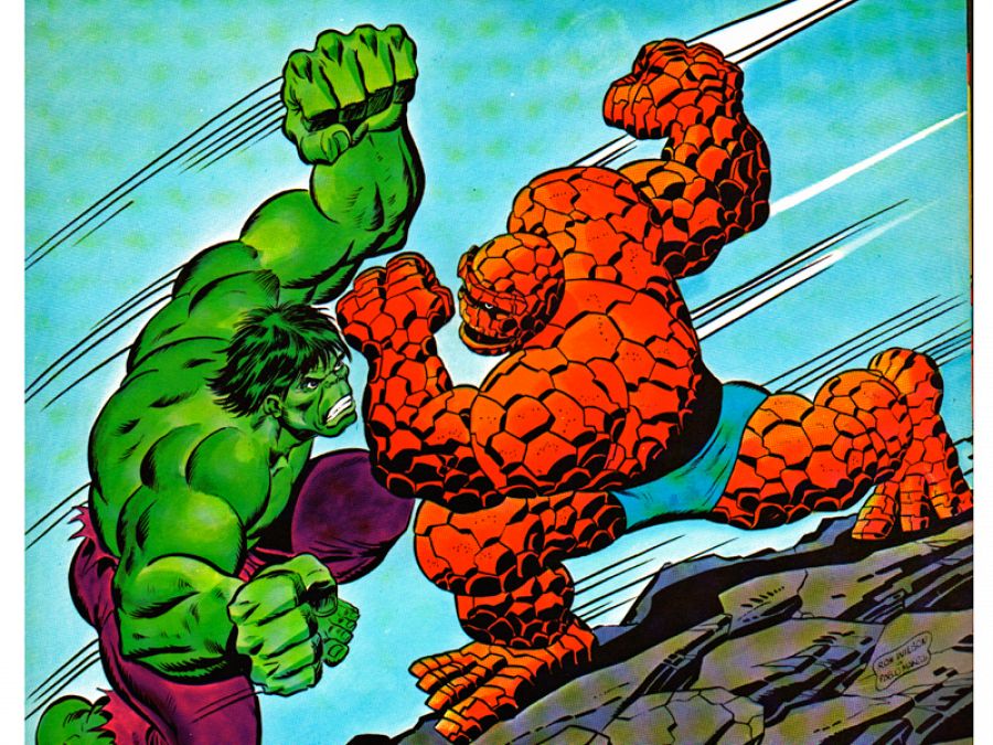 La Cosa y Hulk vistos por Ron Wilson