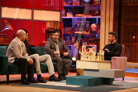 Los protagonistas de 'Olmos y Robles', Pepe Viyuela y Rubén Cortada, primeros invitados del programa
