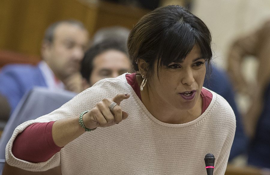 La portavoz de Podemos en el Parlamento andaluz, Teresa Rodríguez