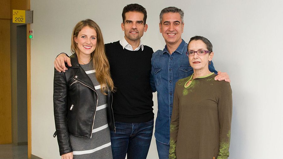Silvia Pérez Arroyo, Antonio Najarro, Arturo Martín y Teresa Nieto