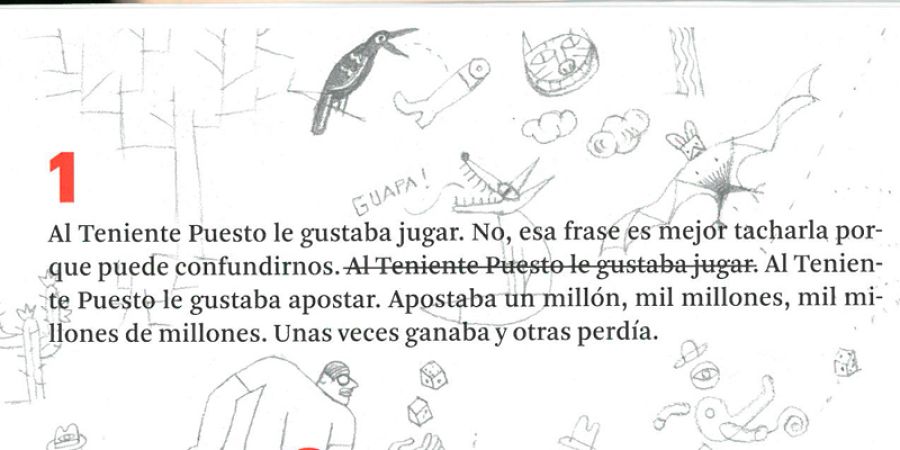 Comienzo del cuento 'Una pierna'