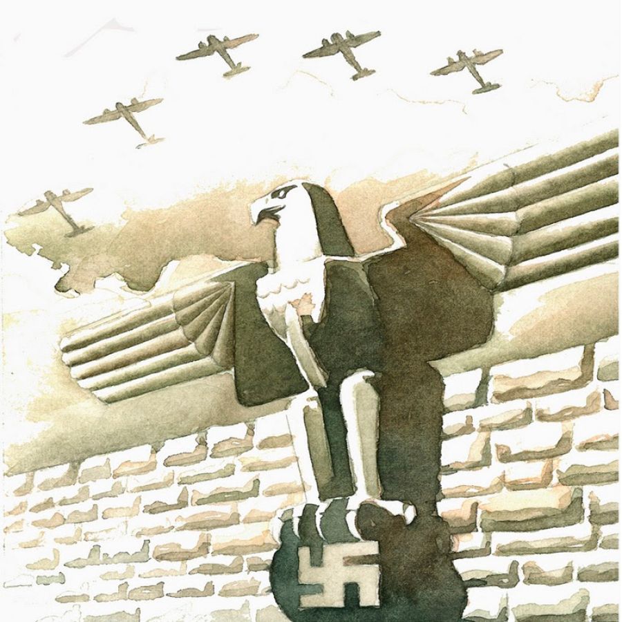 Ilustración de 'La Segunda Guerra Mundial, la novela'