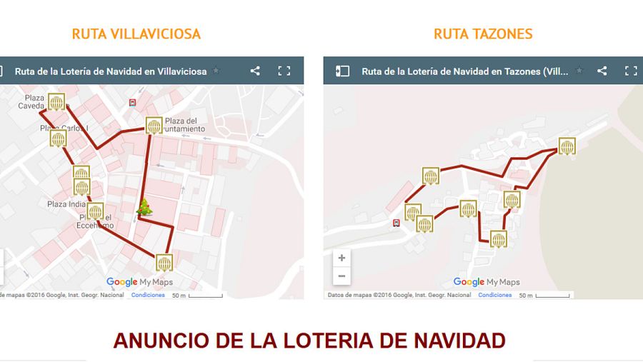 Ruta por las localizaciones del anuncio de la Lotería de Navidad