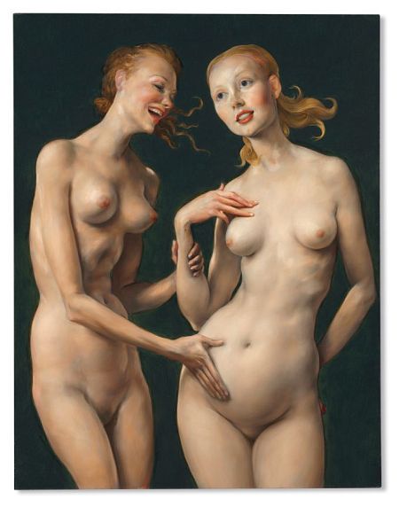 'Nice 'n Easy' (1999) del artista John Currin.