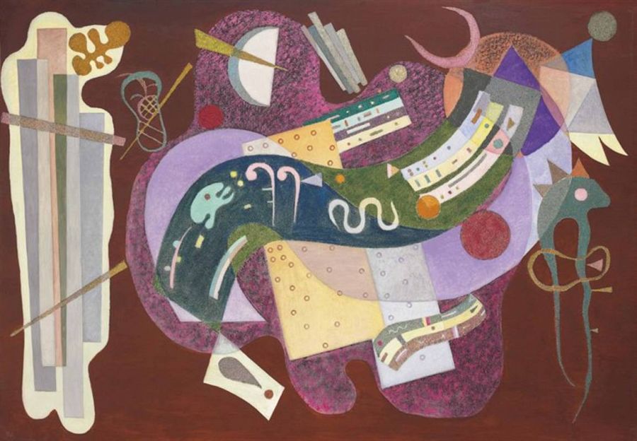 'Rígido y Curvo' de Wassily Kandinsky