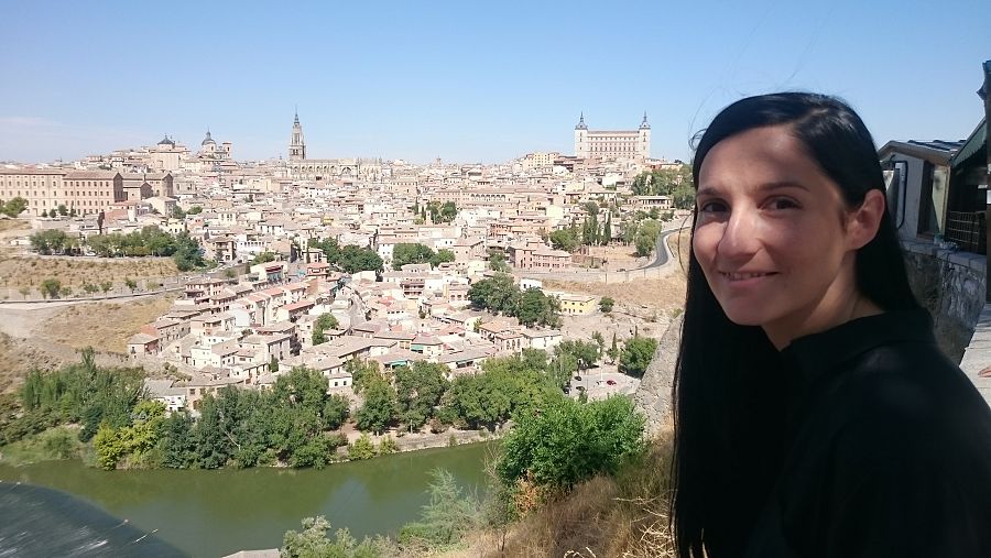 Clara Peñalver, en Toledo