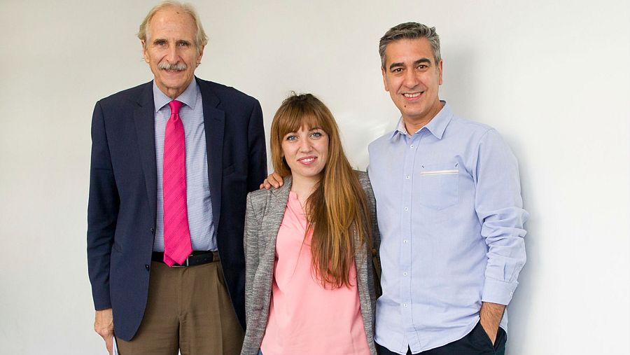 Carmelo Angulo, Celia Rodríguez y Arturo Martín
