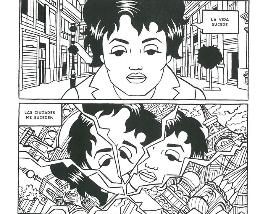 Viñetas de un poema de Isabel Bono