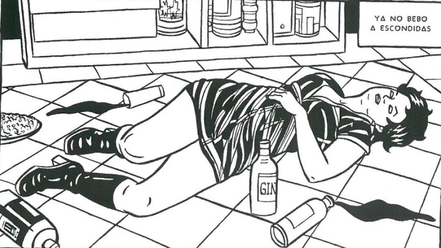 Viñeta de un poema de Isabel Bono