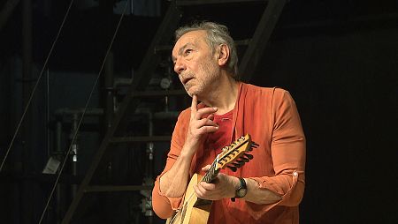 José Luis Gómez, en el ensayo de la obra de 'La Celestina' de Fernando de Rojas