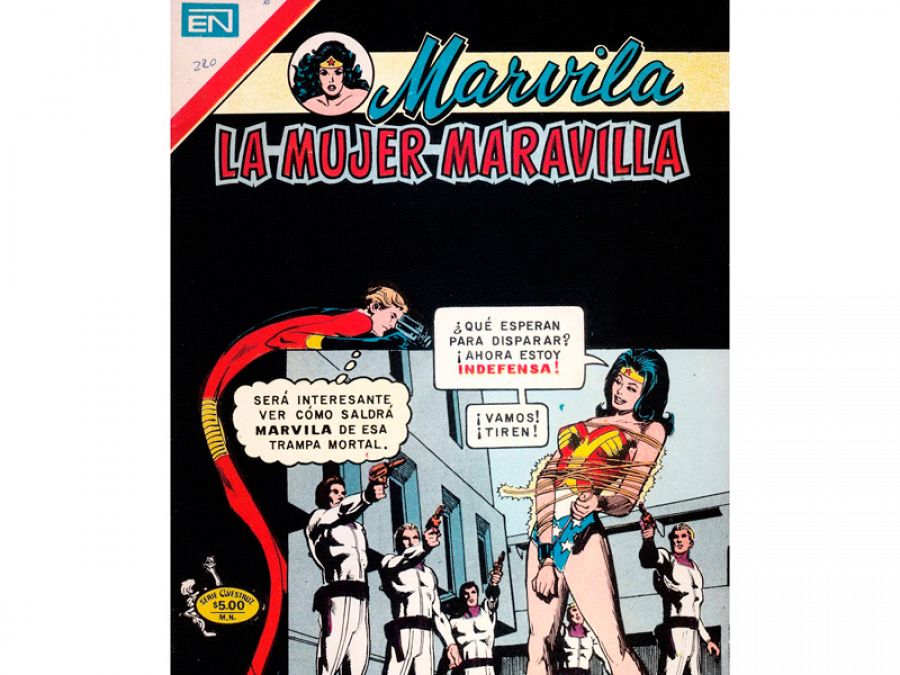 Fragmento de una portada de 'Marvila. La Mujer Maravilla'