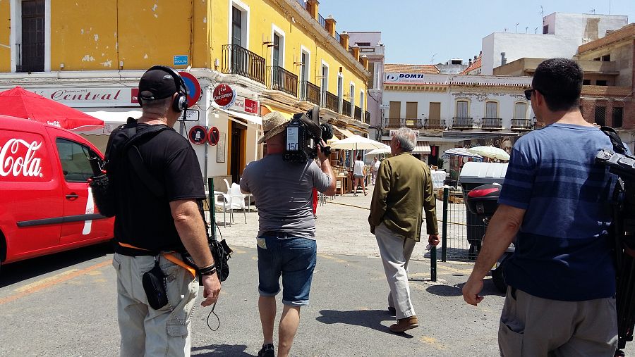 Acompañamos a José Luis Gómez durante la grabación del documental 