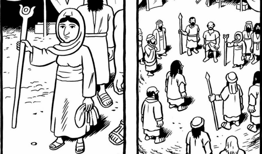 Viñetas de 'María lloró a los pies de Jesús'