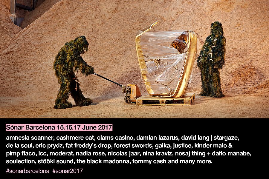 Así queda por ahora el cartel del Sónar 2017