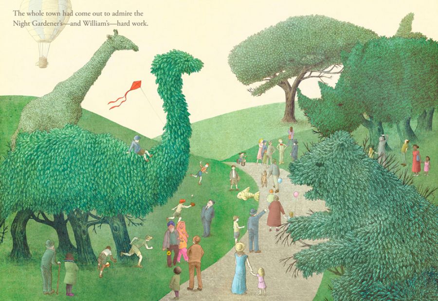 Ilustración de 'El jardinero nocturno'