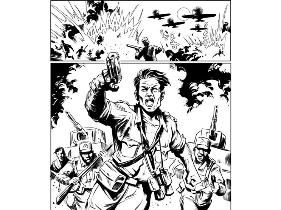 Viñetas de 'La batalla de Brunete'