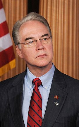  El congresista Tom Price es el elegido como nuevo secretario de Salud y Servicios Humanos.