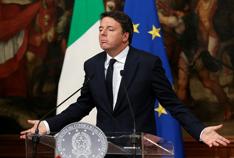 El primer ministro italiano, Matteo Renzi