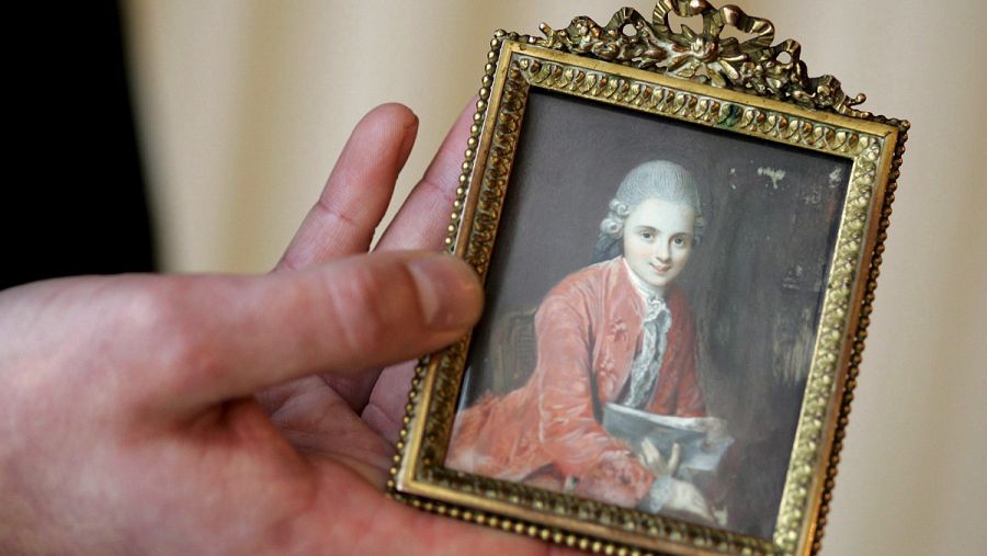 Retrato del joven Mozart realizado en 1768 y descubierto en un hotel de Suiza