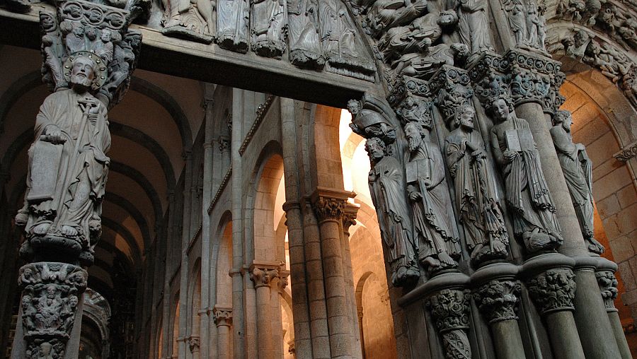 Interior de la Catedral de Santiago de Compostela