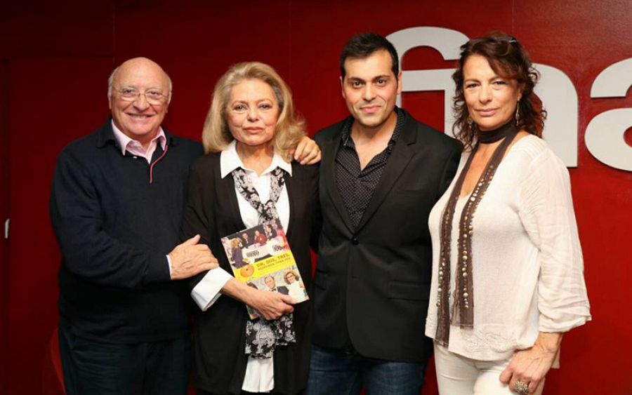 Presentación del libro en Madrid: Raúl Sender, Mayra Gómez Kemp, Miguel Herrero y Alejandra Grepi