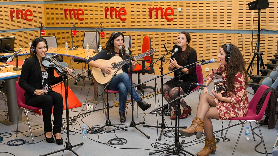 Las Migas, en el escenario de 'Abierto hasta las 2'