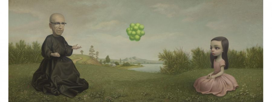 Mark Ryden: 'Dimaxion Principle' (#110), 2014. Óleo sobre lienzo. Cedida por Paul Kasmin Gallery