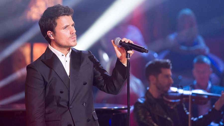 Dani Martín, durante su especial musical que emitirá TVE en Nochebuena.