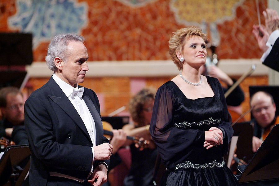 Ainhoa Arteta, en un recital junto a José Carreras