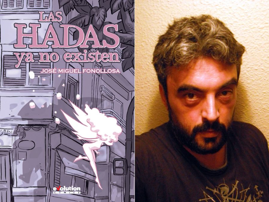Portada de 'Las hadas ya no existen' y su autor, José Fonollosa
