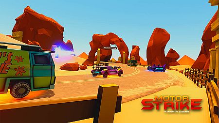 'Motor Strike', carreras y disparos
