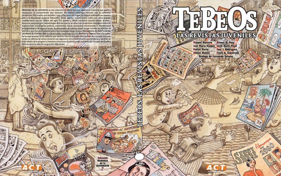 Portada del libro 'Tebeos. Las revistas juveniles'