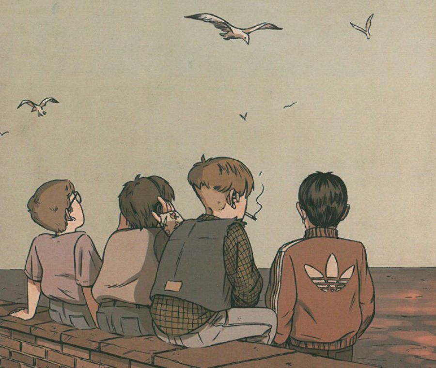 Viñeta de 'Ojos grises'