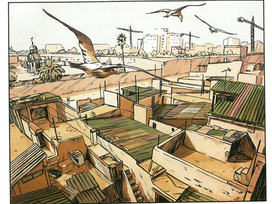 Viñeta de 'Ojos grises'