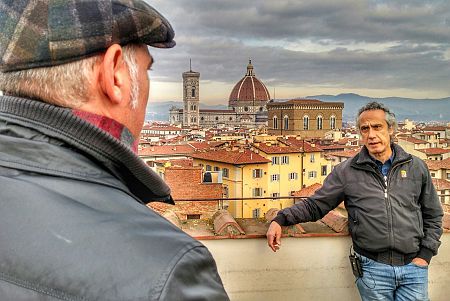 Salva Rich entrevista Marco Vichi a Florència