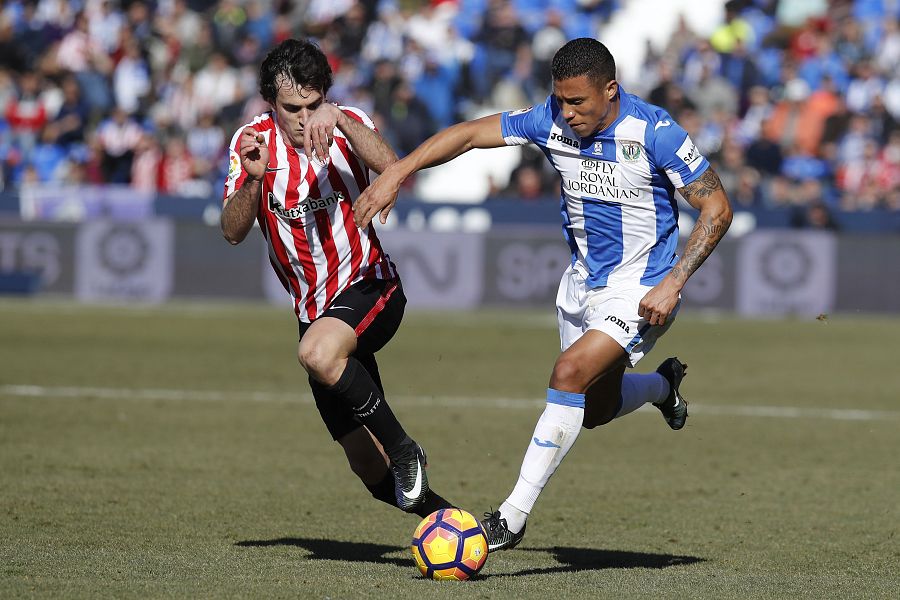 El delantero venezolano del Leganés Darwin Machís.