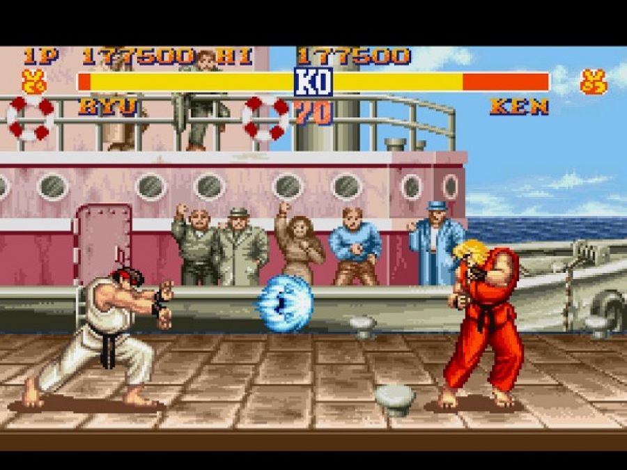 El videojuego 'Street Fighter II'