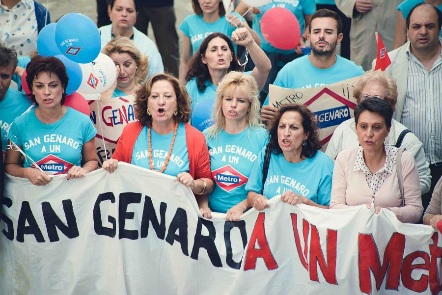 Los vecinos reclaman la presencia del barrio de San Genaro