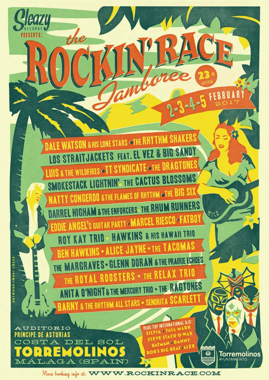Cartel de la edición 23 del Rockin' Race Jamboree