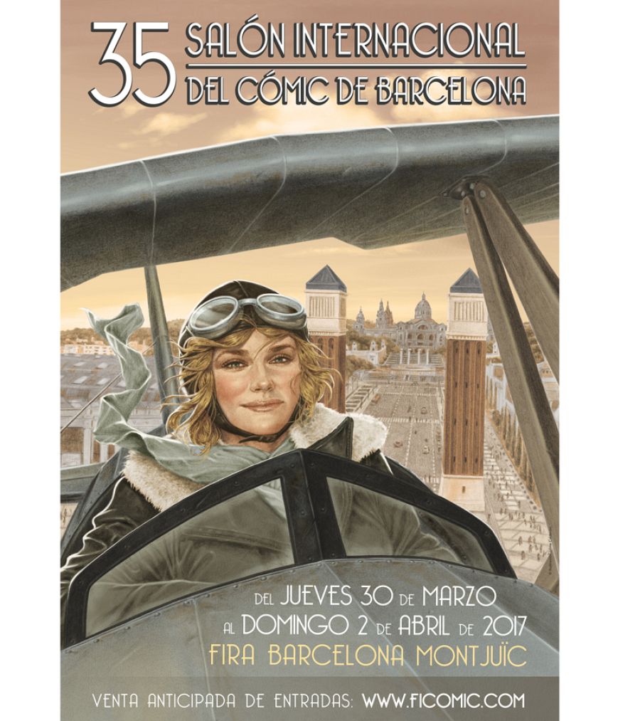 Cartel del 35 Salón del Cómic de Barcelona, de Jaime Calderón