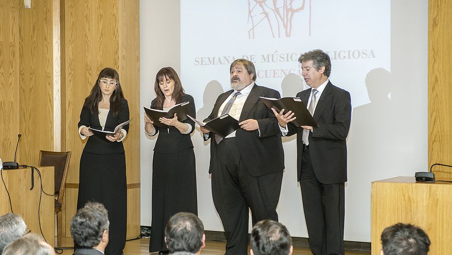 Actuación de cuatro cantantes del Coro RTVE