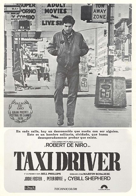 Taxi Driver, amb guio de Paul Schraider