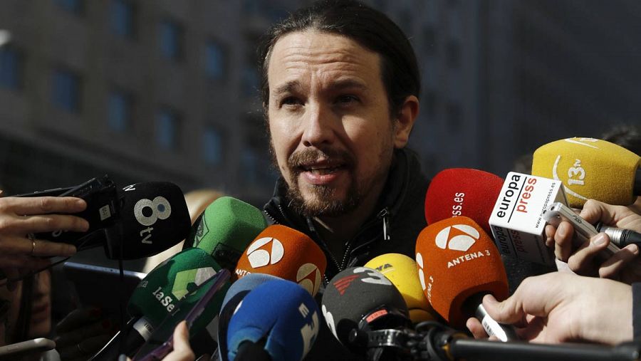 El secretario general de Podemos, Pablo Iglesias.