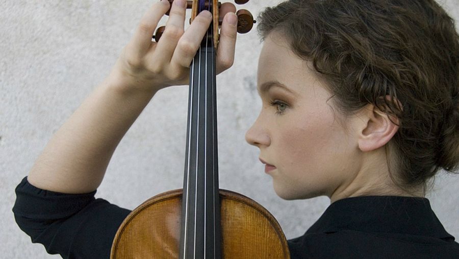 La violinista Hilary Hahn