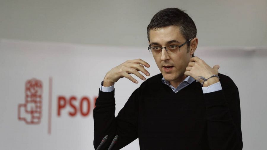 El coordinador de la ponencia política del PSOE, Eduardo Madina.