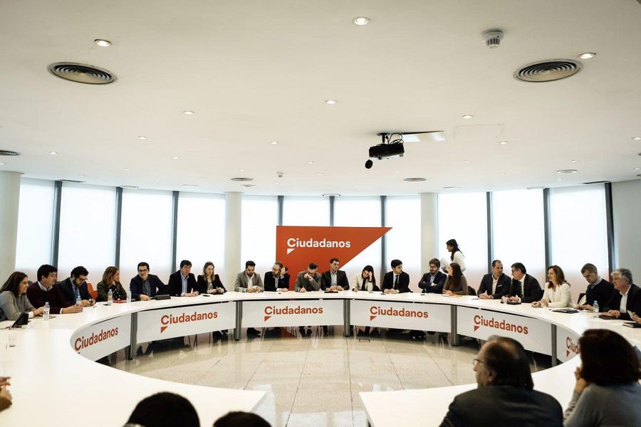 Reunión de la nueva Ejecutiva de Ciudadanos