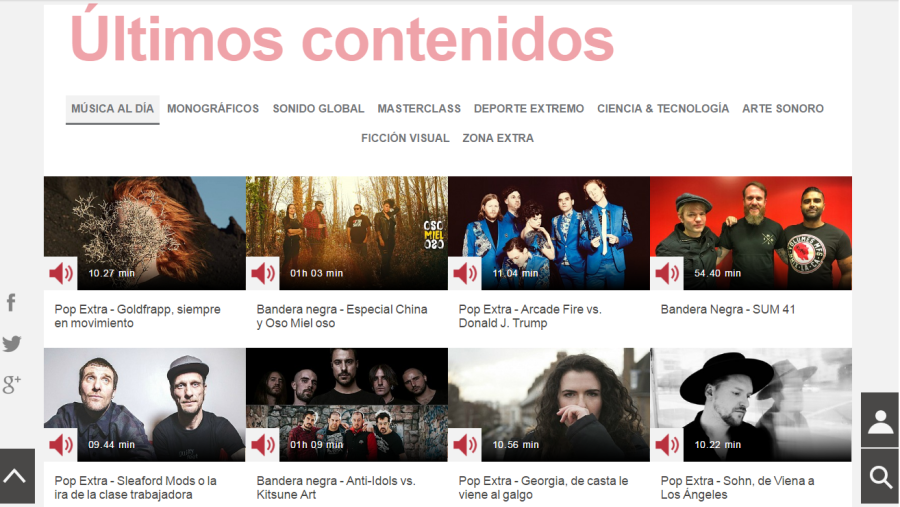 Accede a la página web de Radio 3 Extra para disfrutar de todos sus contenidos