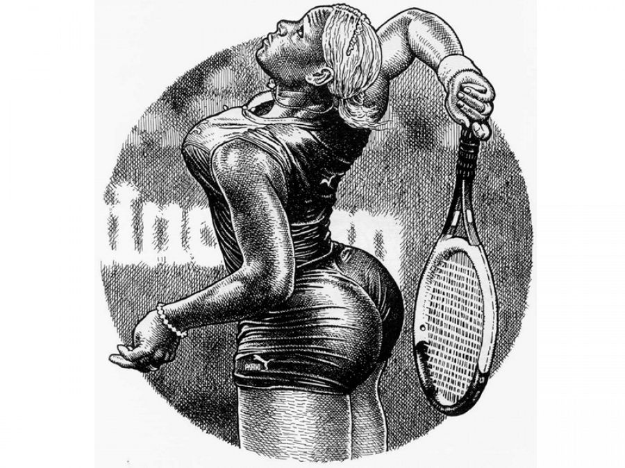 Retrato de Serena Williams